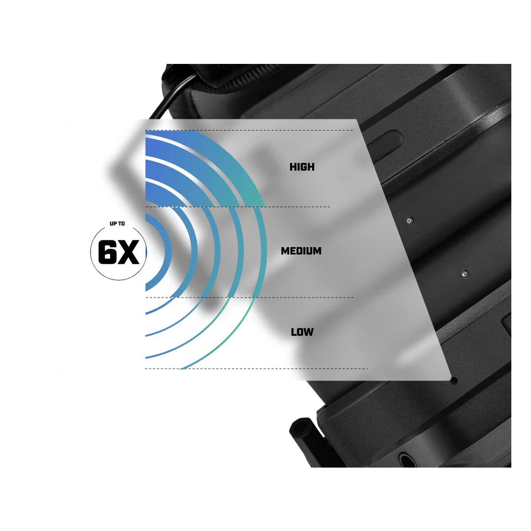 Casque antibruit électronique AXIL MX SNR 30 amplification 6X sur deux piles AAA incluses