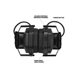 Casque antibruit électronique AXIL MX SNR 30 amplification 6X sur deux piles AAA incluses