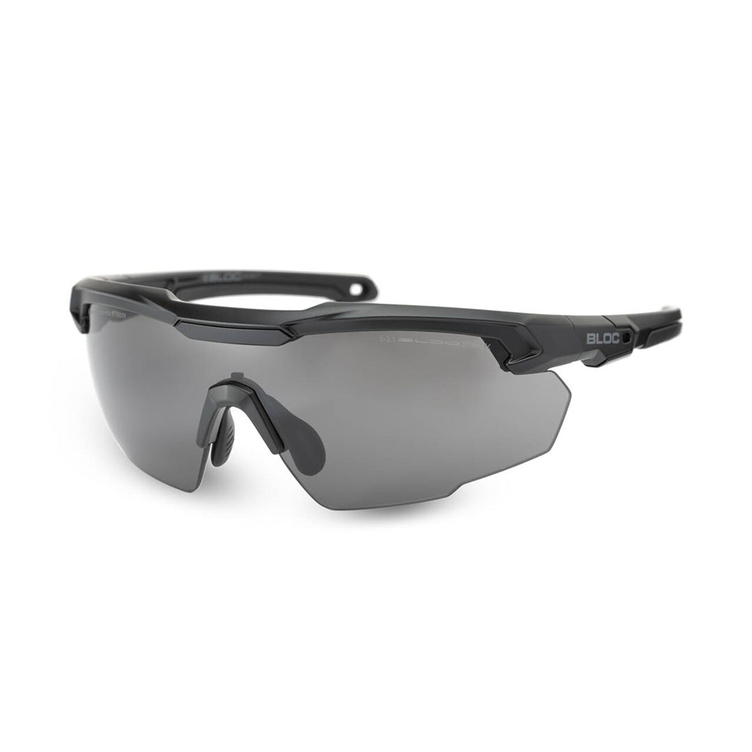 Lunettes balistiques Bloc Tactical BOLT kit 3 écrans dont écran fumé polarisé