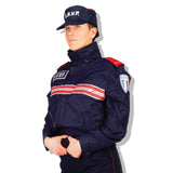 Blouson coupe-vent A.S.V.P. GK Professional imper-respirant capuche discrète à rabat