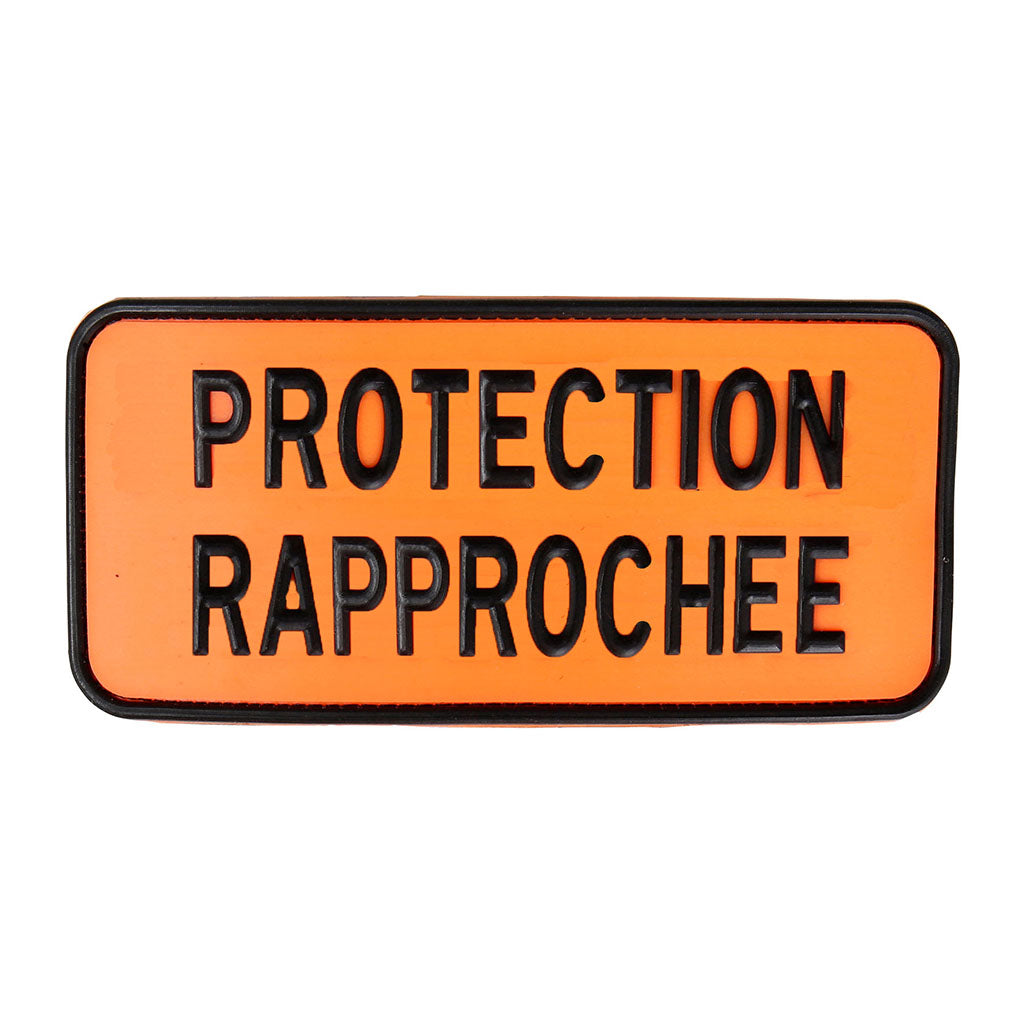 Brassard d'identification protection rapprochée Ares en gomme souple pour le bras