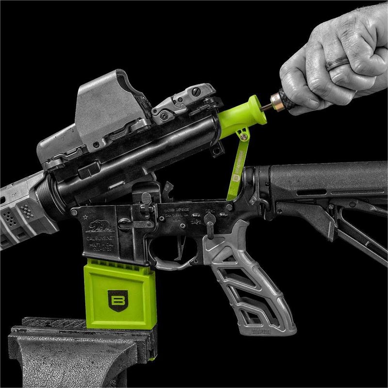 Guide de baguette Breakthrough pour AR15 avec verrou pivotant pour nettoyage du canon