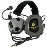 Casque anti-bruit électronique Ares M32-NR MOD 4 microphone déporté et montage rail ARC