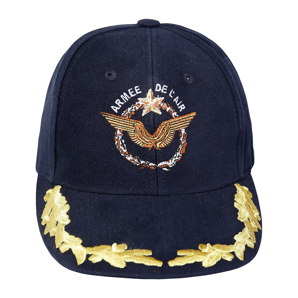 Casquette Armée de l'air Ares à feuille de chêne sur visière modèle de tradition