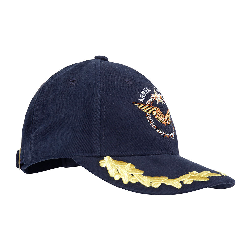 Casquette Armée de l'air Ares à feuille de chêne sur visière modèle de tradition