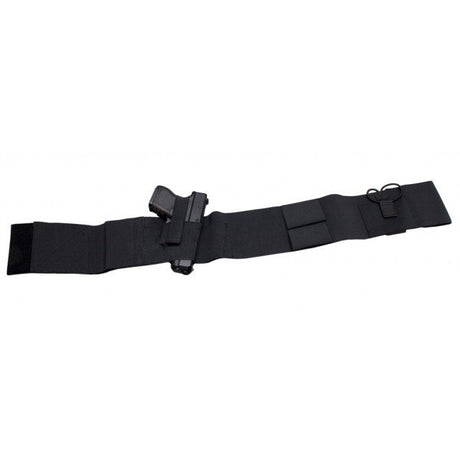 Ceinture holster Radar 1957 élastique 85 cm bande 10 cm avec étui semi-rigide