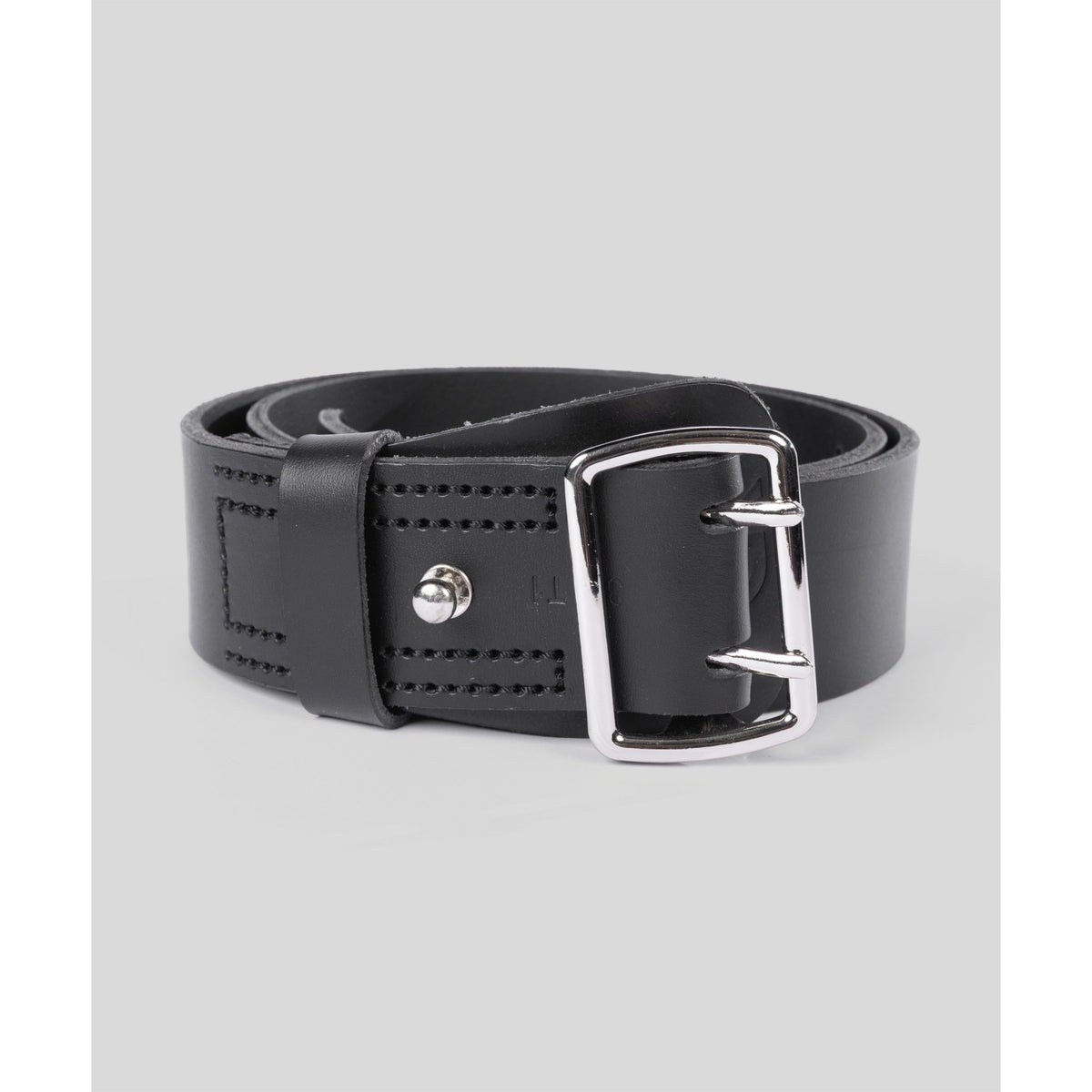 Ceinturon de service GK Professional cuir 45 mm boucle double ardillon et bouton à gorge