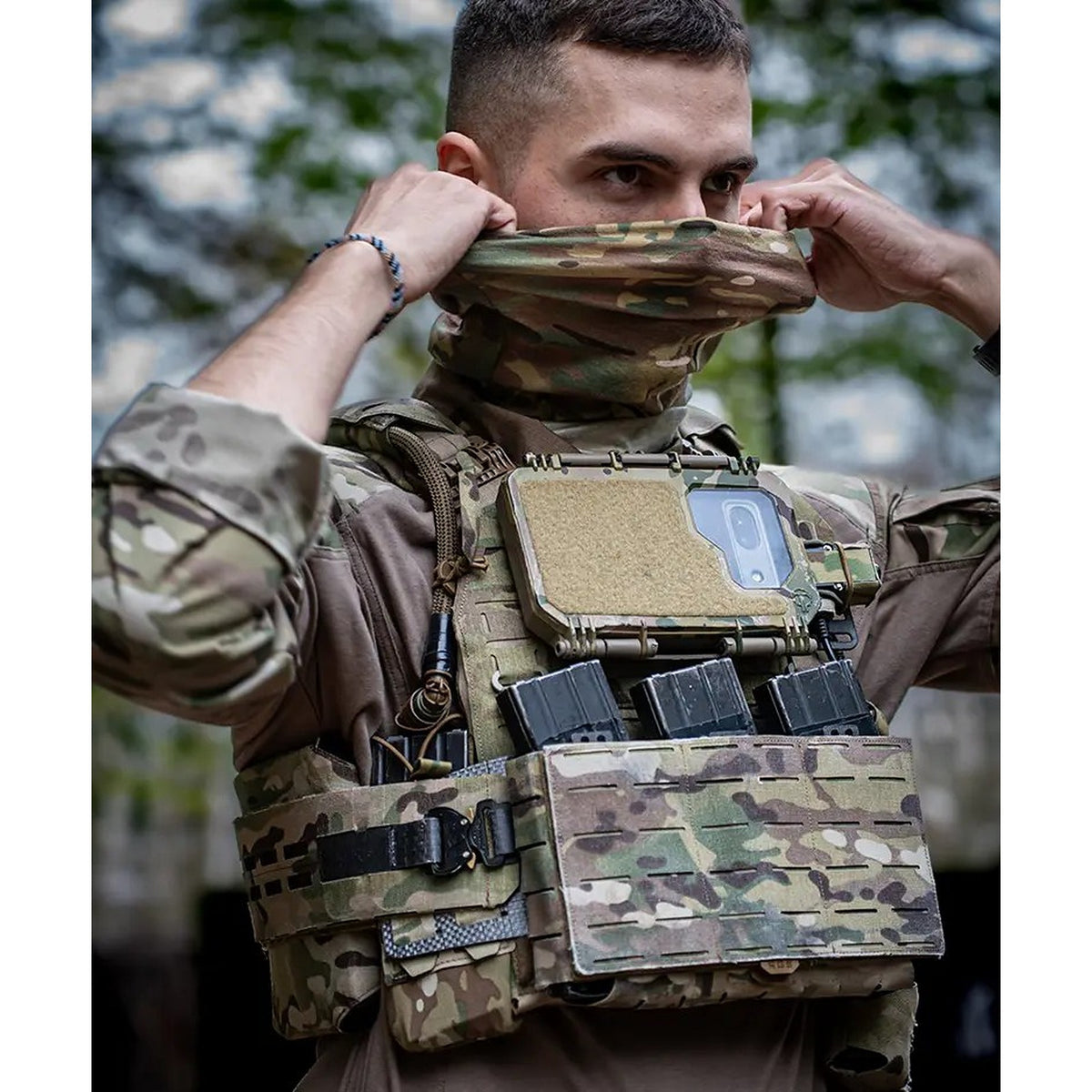 Chemise de combat UBAS GK Dutycall GEN 1 ripstop 220 g col montant à glissière