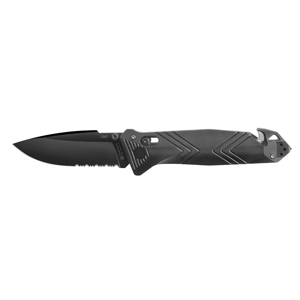 Couteau pliant Ares CAC armée française lame Nitrox brise-vitre et clip réversible