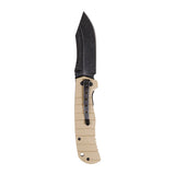 Couteau pliant Ares Desert Rock manche G10 longueur dépliée 22 cm avec étui en nylon