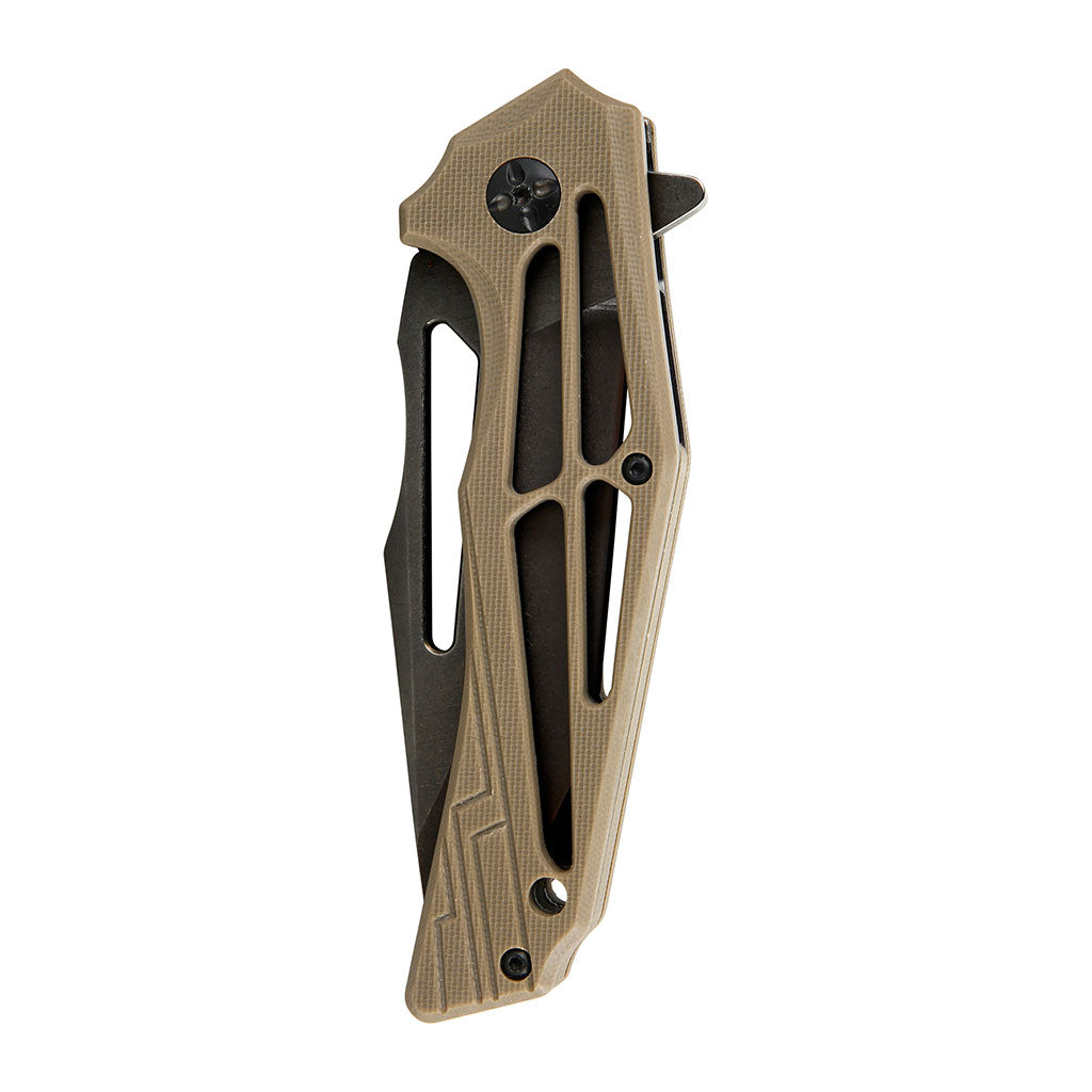 Couteau pliant Ares Karacal lame sur double roulement à billes blocage par platine