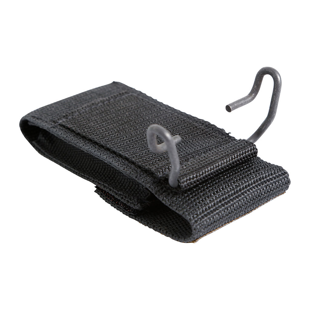 Couteau pliant Ares Mini Dague lame de 8 cm manche métal ajouré avec étui de ceinture