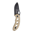Couteau à lame fixe Ares Neck Jewel tour de cou manche G10 15,4 cm étui Kydex paracorde