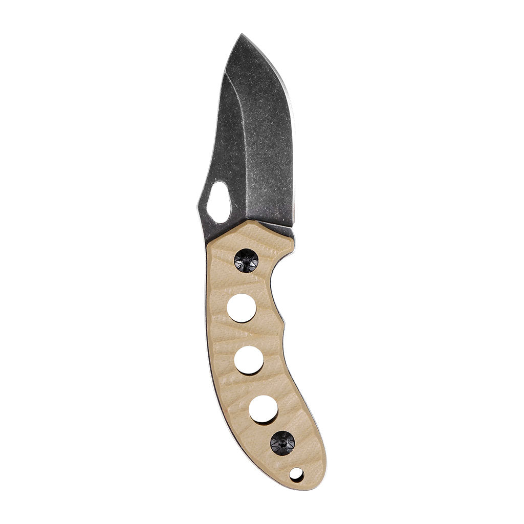 Couteau à lame fixe Ares Neck Jewel tour de cou manche G10 15,4 cm étui Kydex paracorde