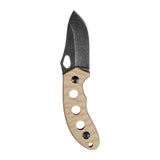 Couteau à lame fixe Ares Neck Jewel tour de cou manche G10 15,4 cm étui Kydex paracorde