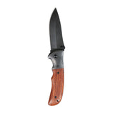 Couteau pliant Ares Raw Hunt manche bois exotique lame de 8,5 cm avec étui en cuir
