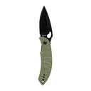 Couteau pliant Ares Reptile acier AUS-8 trempé 58 HRC lame 7 cm manche G10