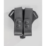 Double porte-chargeur d'épaule GK Professional XT40 doublé cuir rabats à pression