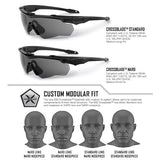 Kit 2 lunettes Crossblade NARO ESS, verres 2,4 mm et MIL-PRF-31013, visage fin