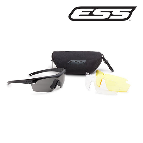 Lunettes balistiques ESS Crosshair écrans interchangeables 2,4 mm ANSI Z87.1