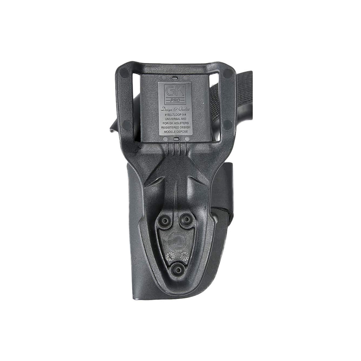 Étui GK Professional G301 en Kydex rigide à rétention par pont basculant