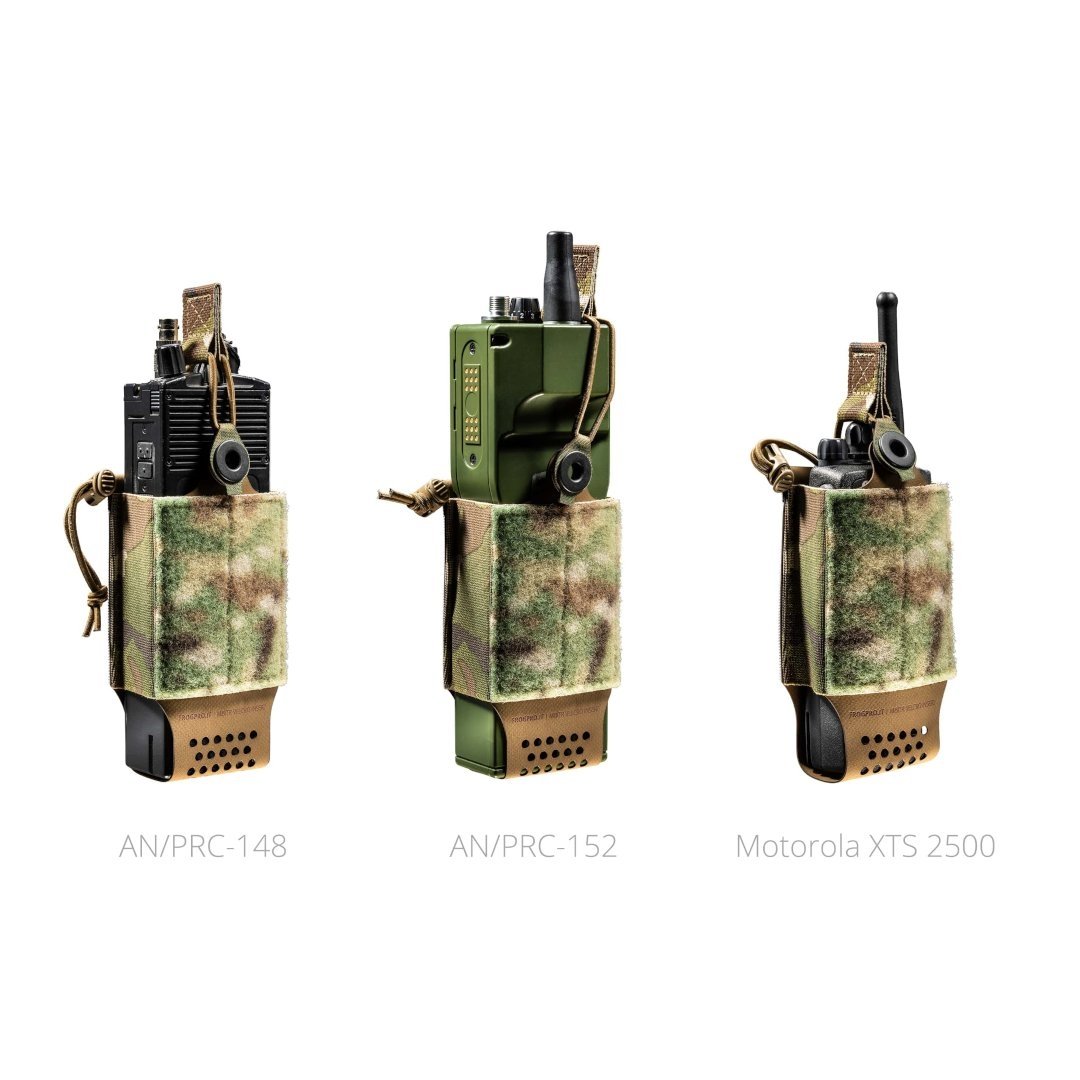 Insert porte-radio MBITR Frog Pro en tissu composite LAHYCO 18 x 8 x 4 cm