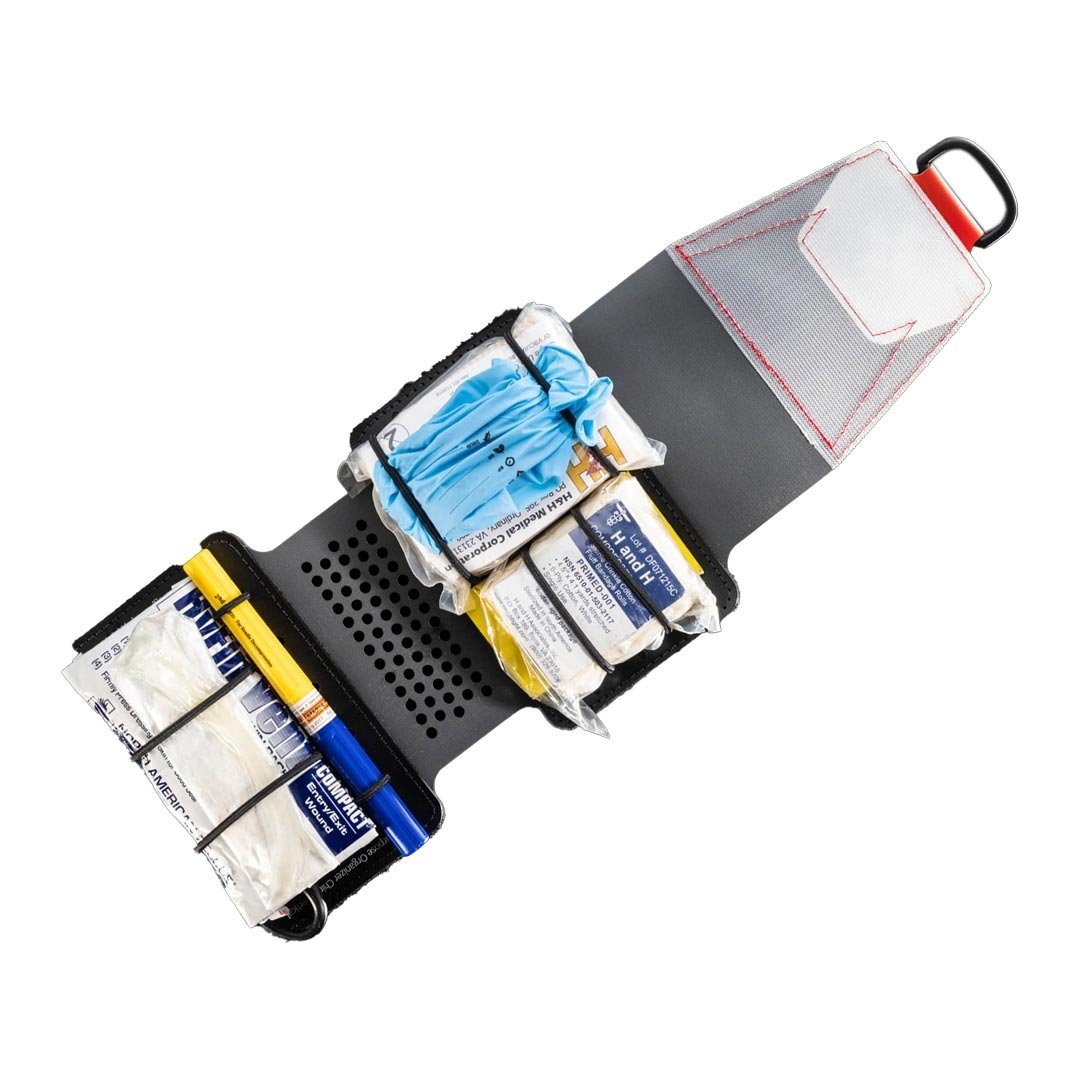 Panneau organisateur Chiron vertical Frog Pro en technopolymère MOLLE Multi-Dot