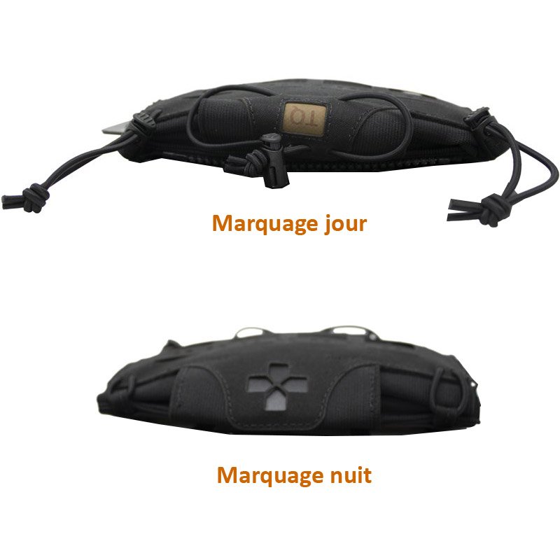 Poche médicale modulaire Frog Pro Orthos 21 x 14 cm avec portage de garrot intégré