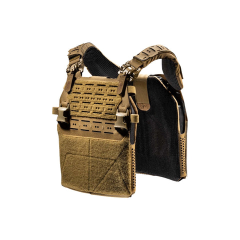 Porte-plaques HAWK Frog Pro avant et arrière en LAHYCO avec épaulières de confort
