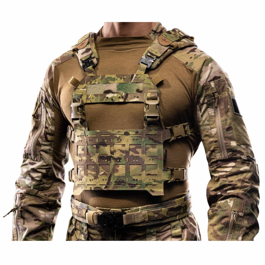Panneau MOLLE modulaire de reconnaissance Frog Pro en LAHYCO découpé au laser
