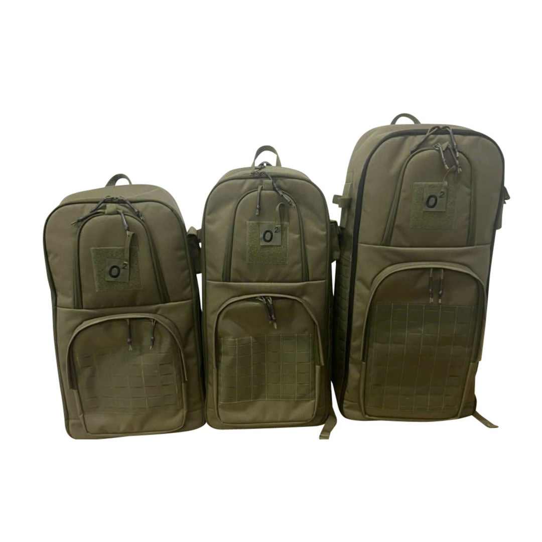 Sac médical Vigilant CHOUCAS-2 en Cordura 1000D pour bouteille d'oxygène de 2 litres