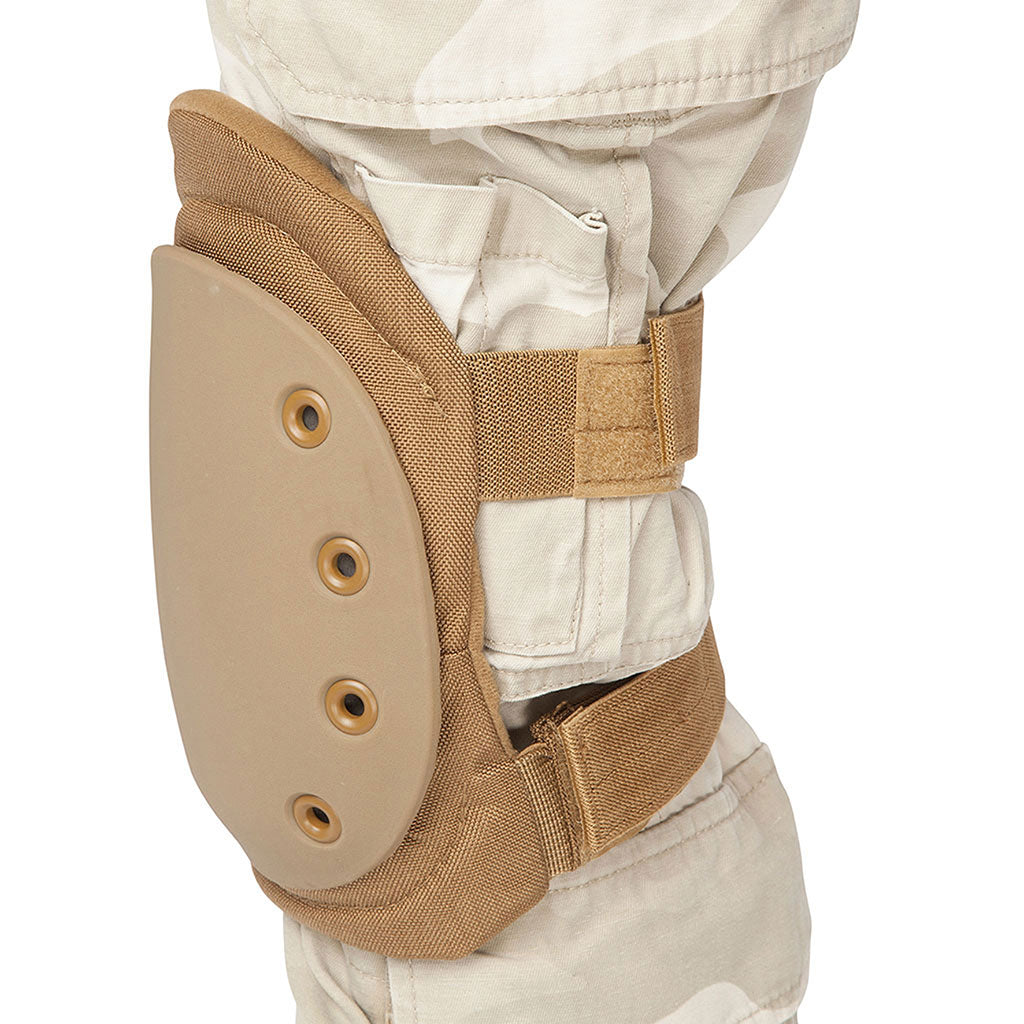 Genouillère de protection Ares nylon 1000 deniers coque semi-rigide et mousse incorporée