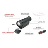 Monoculaire thermique Nocpix LUMI H35 capteur 640 × 512 px objectif 35 mm germanium F0.9