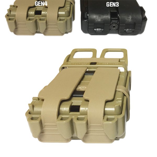 Porte-chargeur 5.56 ITW Nexus FastMag Gen 4 en polymère à attache MOLLE améliorée