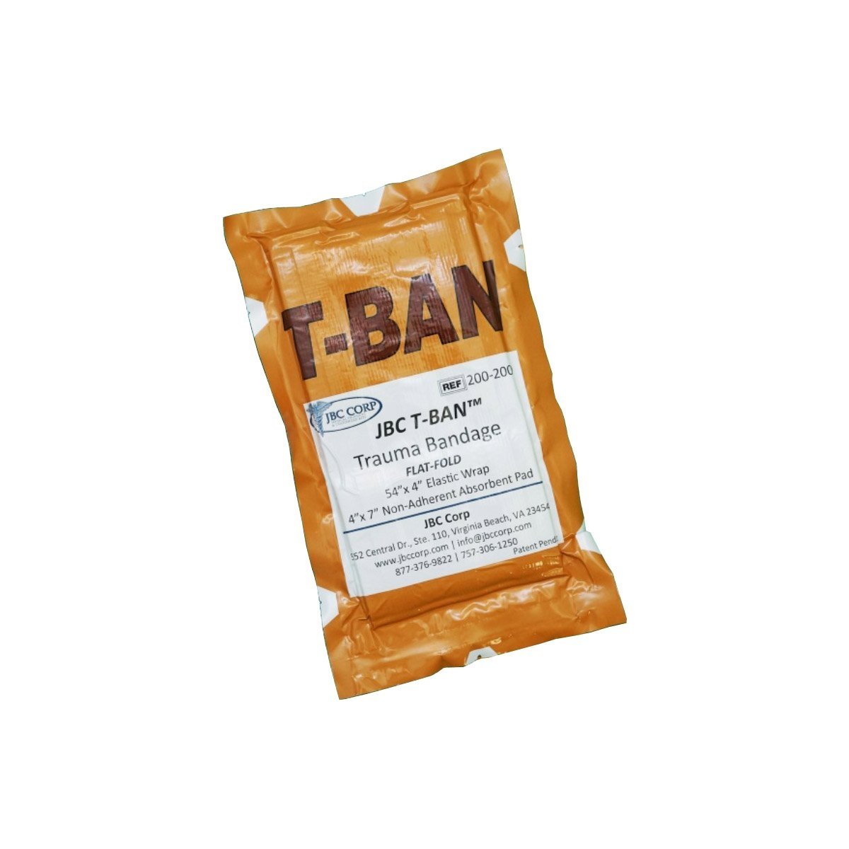 Pansement compressif JBC Corporation T-BAN bande élastique 137 cm tampon 10 x 18 cm
