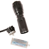 Lampe tactique Ares 400 lumens en aluminium anodisé sur 3 piles AAA autonomie 5 heures