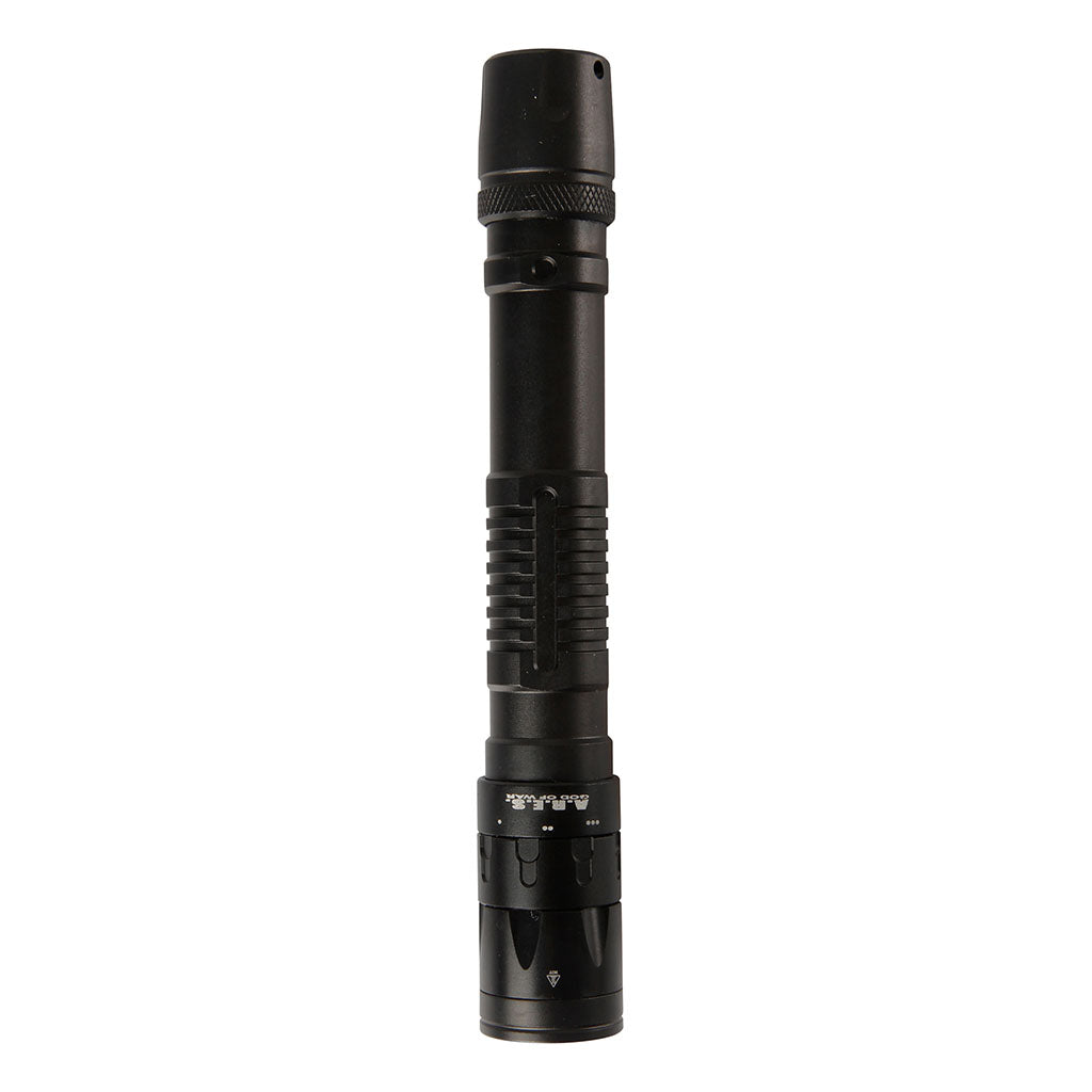 Lampe tactique Ares 200 lumens étanche IPX-8 en aluminium de 69,5 grammes sur 2 piles AA