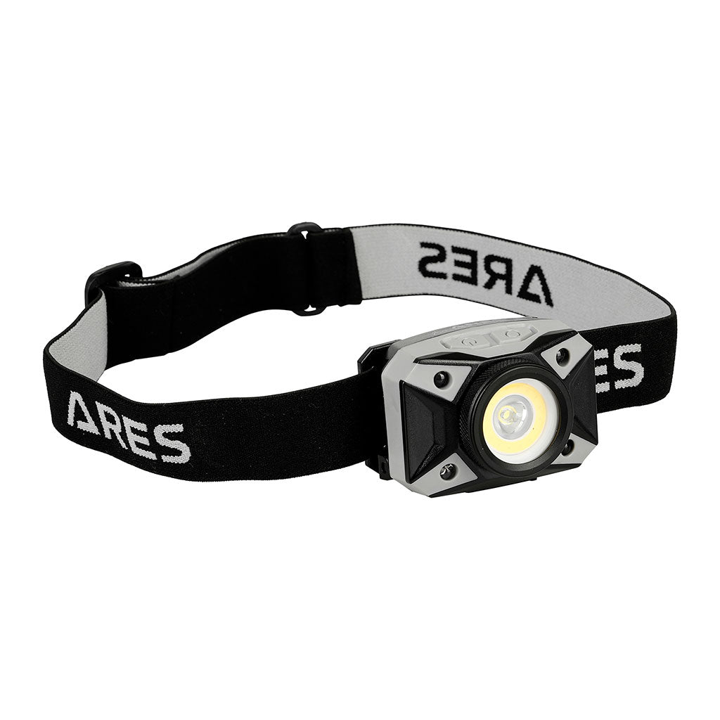 Lampe frontale Ares Hawk 500 lumens rechargeable USB-C à boîtier inclinable
