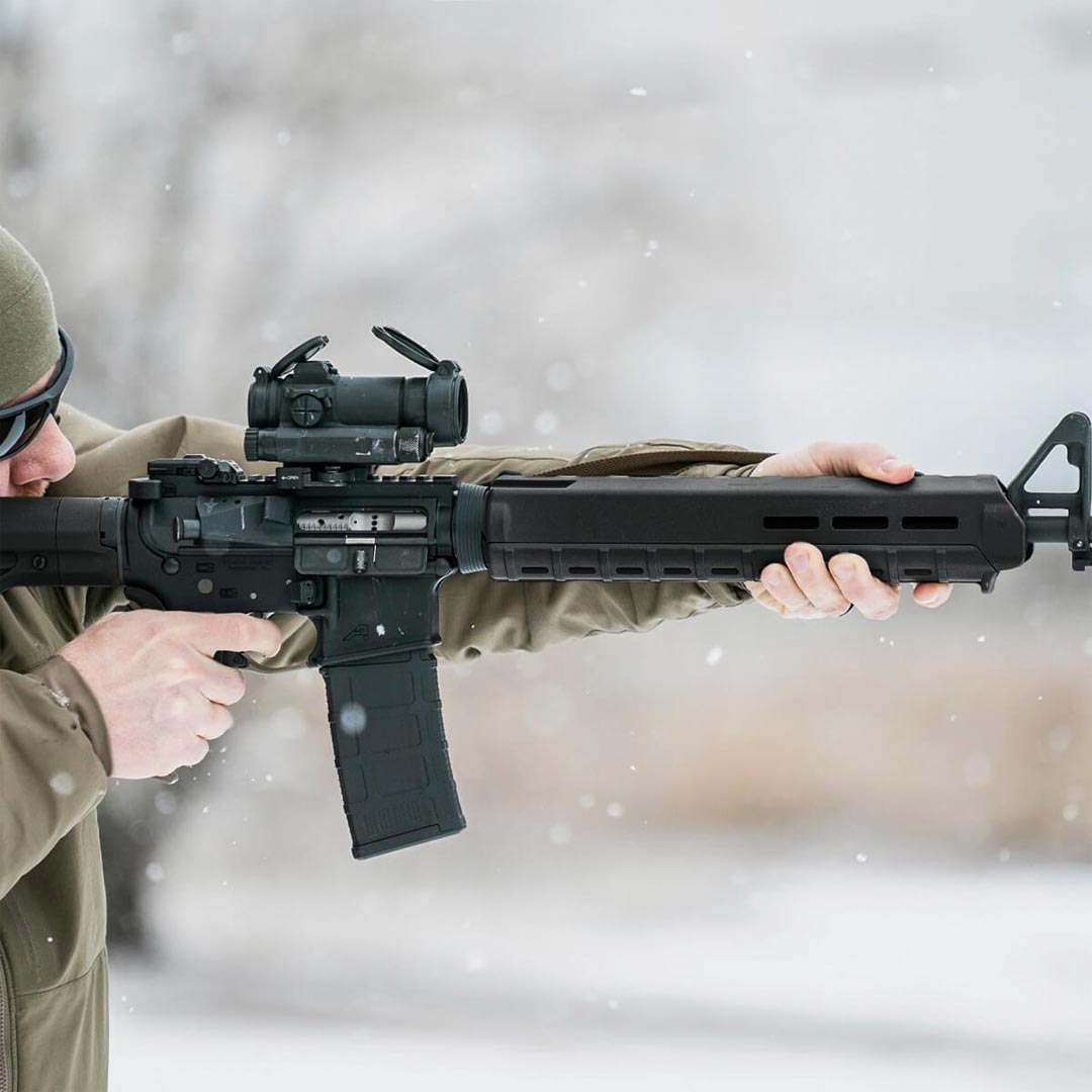 Garde-main long Magpul MOE M-LOK pour AR15 et M4 en polymère renforcé
