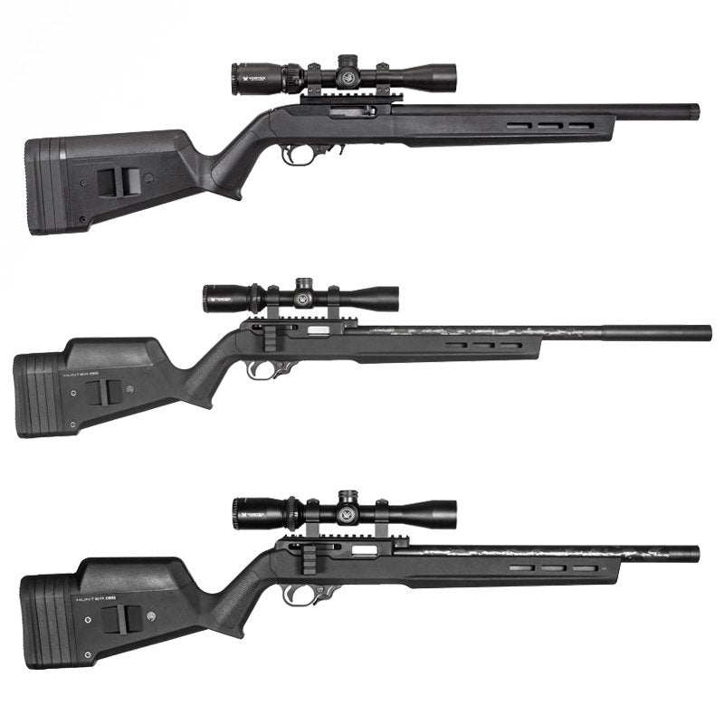Crosse Magpul Hunter X-22 pour Ruger 10/22 en polymère renforcé et aluminium anodisé