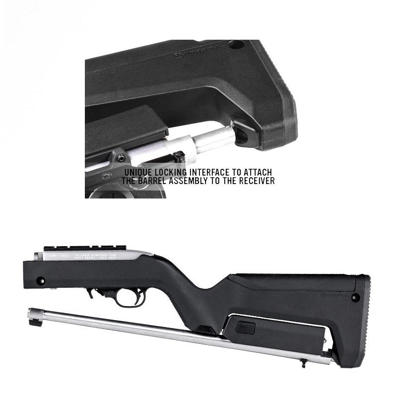 Crosse Magpul X-22 Backpacker en polymère renforcé pour Ruger 10/22 Takedown