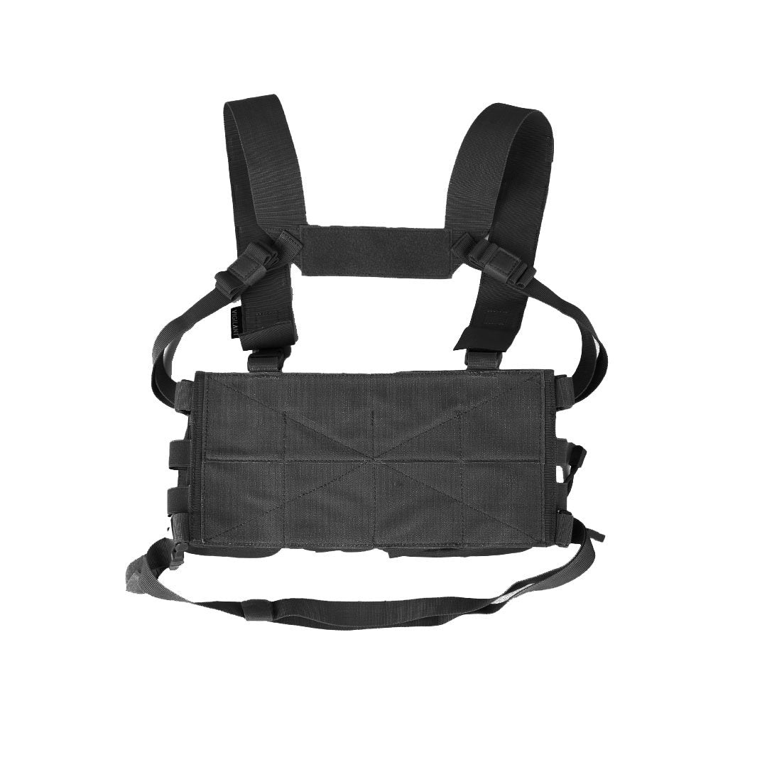 Gilet chest rig Vigilant Compact en nylon quatre emplacements chargeurs bretelles en H