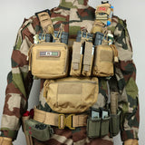Gilet chest rig Vigilant Compact en nylon quatre emplacements chargeurs bretelles en H