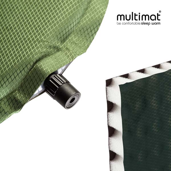 Matelas autogonflant Multimat Adventure 38 épaisseur 38 mm 1830 mm pour 725 g