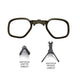 Insert verres correcteurs Oakley SI U-Rx Carrier +6.00/-6.00 pour M-Frame 2.0 et 3.0