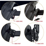 Holster discret OWB Radar 1957 Glock 43X et lampe Surefire XSC-A en TPU niveau I