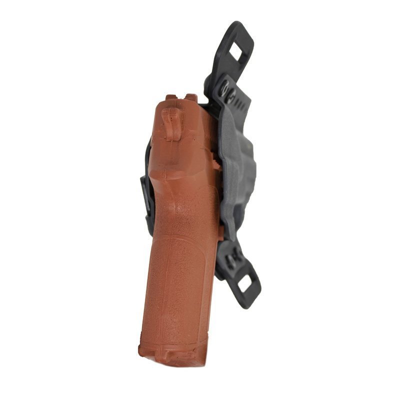 Holster Radar 1957 LTG-PRO court Glock 19 gaucher en Kydex rétention LTG et STR