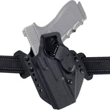 Holster Radar 1957 LTG-PRO court Glock 19 gaucher en Kydex rétention LTG et STR