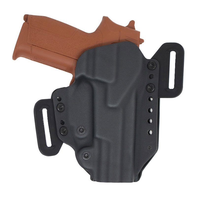 Holster Radar 1957 LTG-PRO court Glock 19 gaucher en Kydex rétention LTG et STR