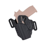 Holster Radar 1957 LTG-PRO court Glock 19 gaucher en Kydex rétention LTG et STR